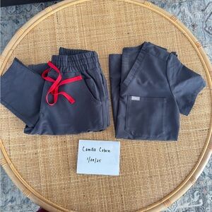 Figs Scrubs Charcoal